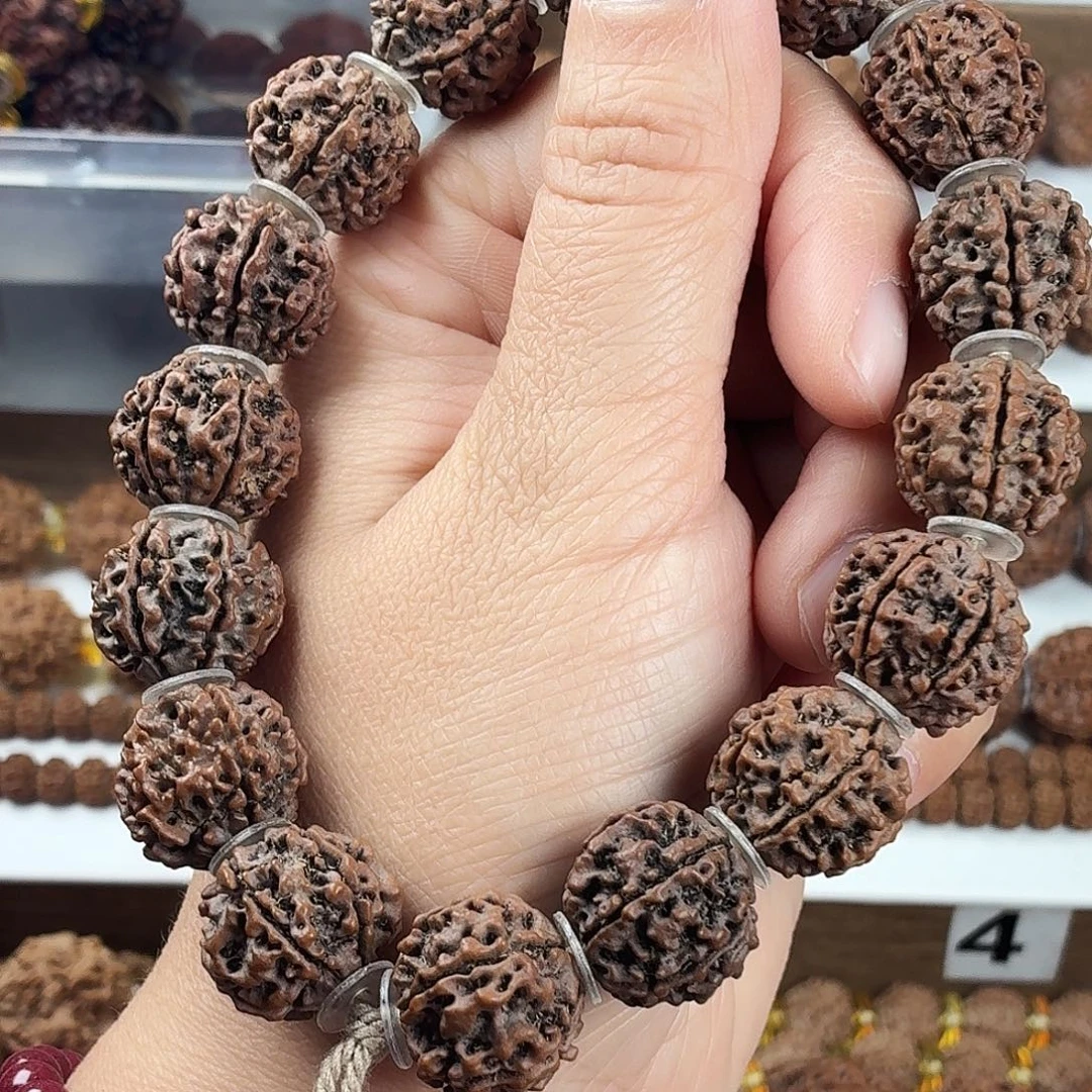 金刚菩提手串原生态精品6瓣铁子