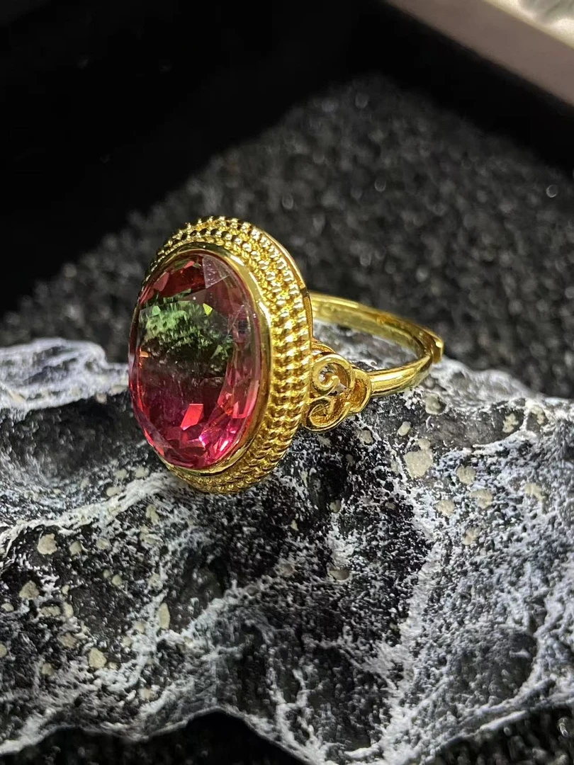 90 轻奢粉红经典女士戒指--多样性发其一 气质时尚精致指环551