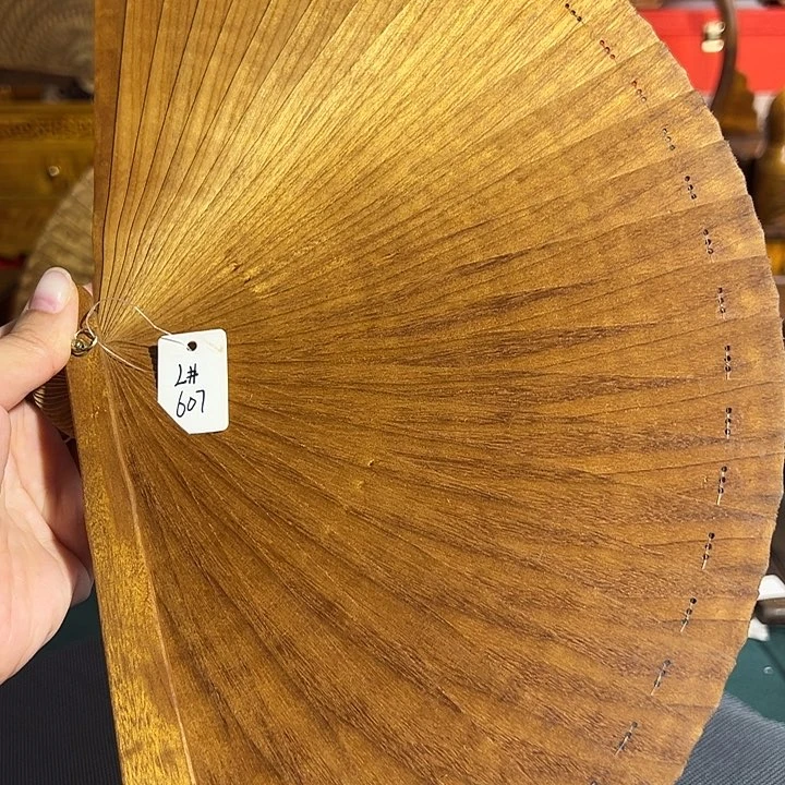 金丝楠金丝楠木折扇L607，21c m