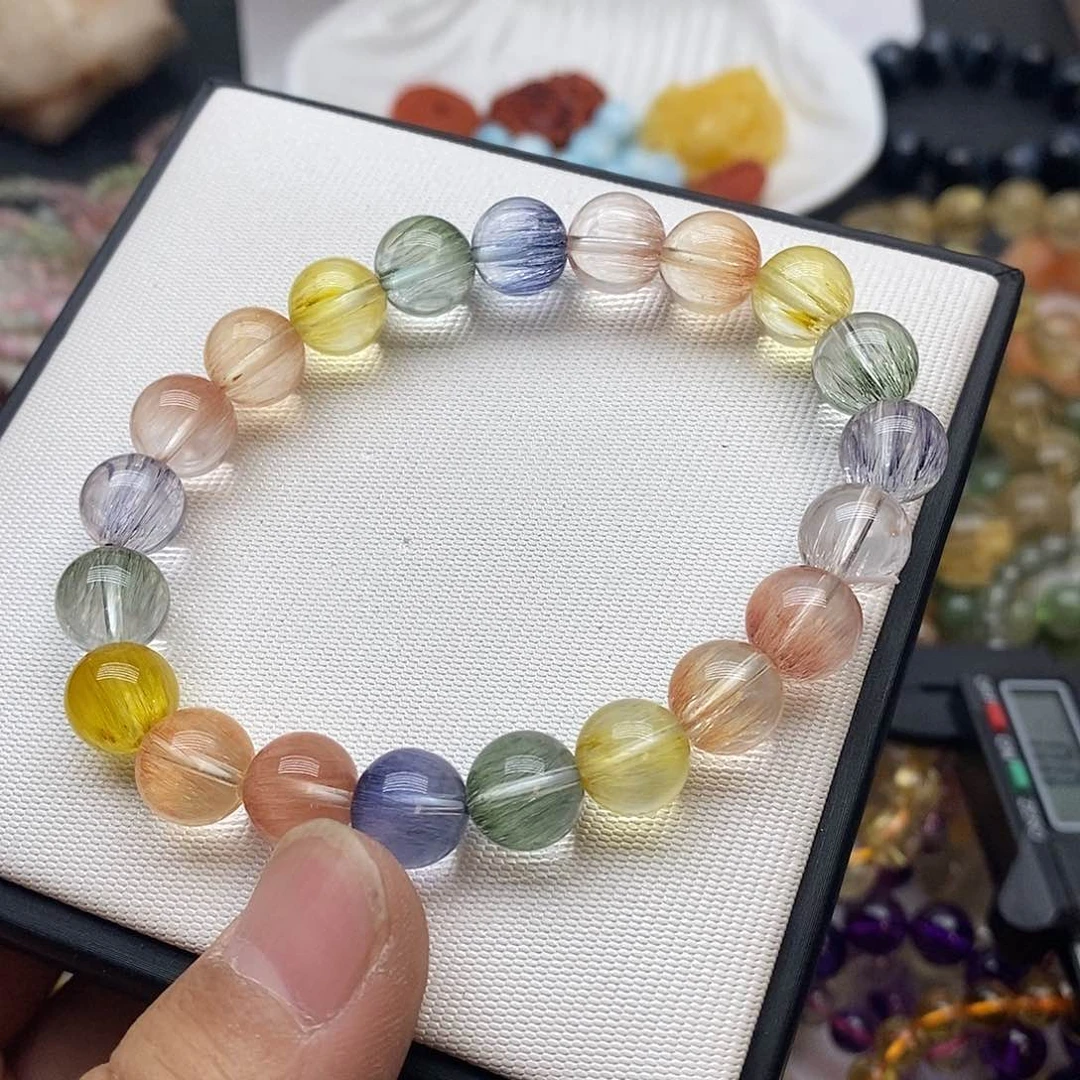 水晶手串未镶嵌炒*仁……