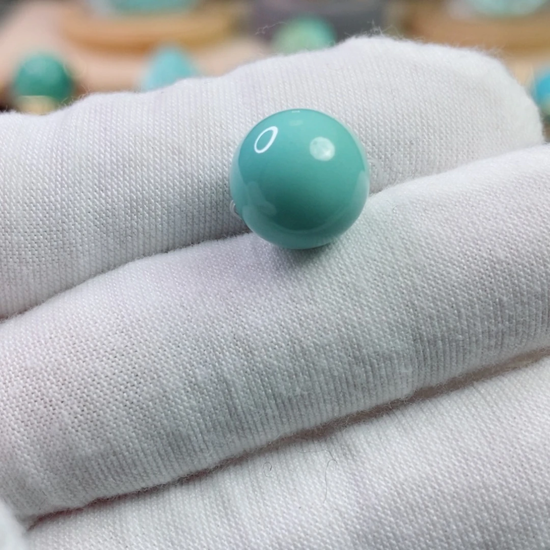 绿松石未镶嵌珠宝奇石11mm
