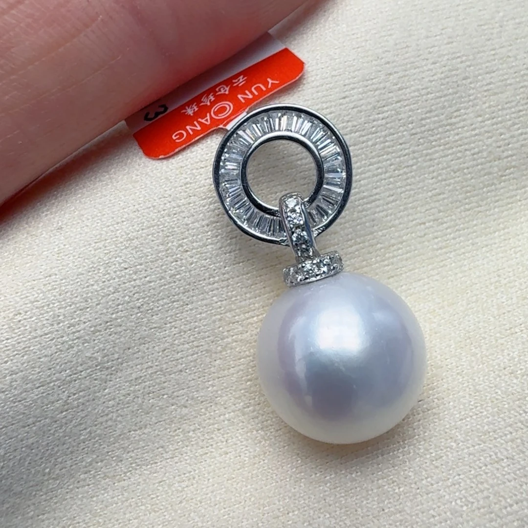 淡水珍珠银S925镶嵌颈饰@@tt037