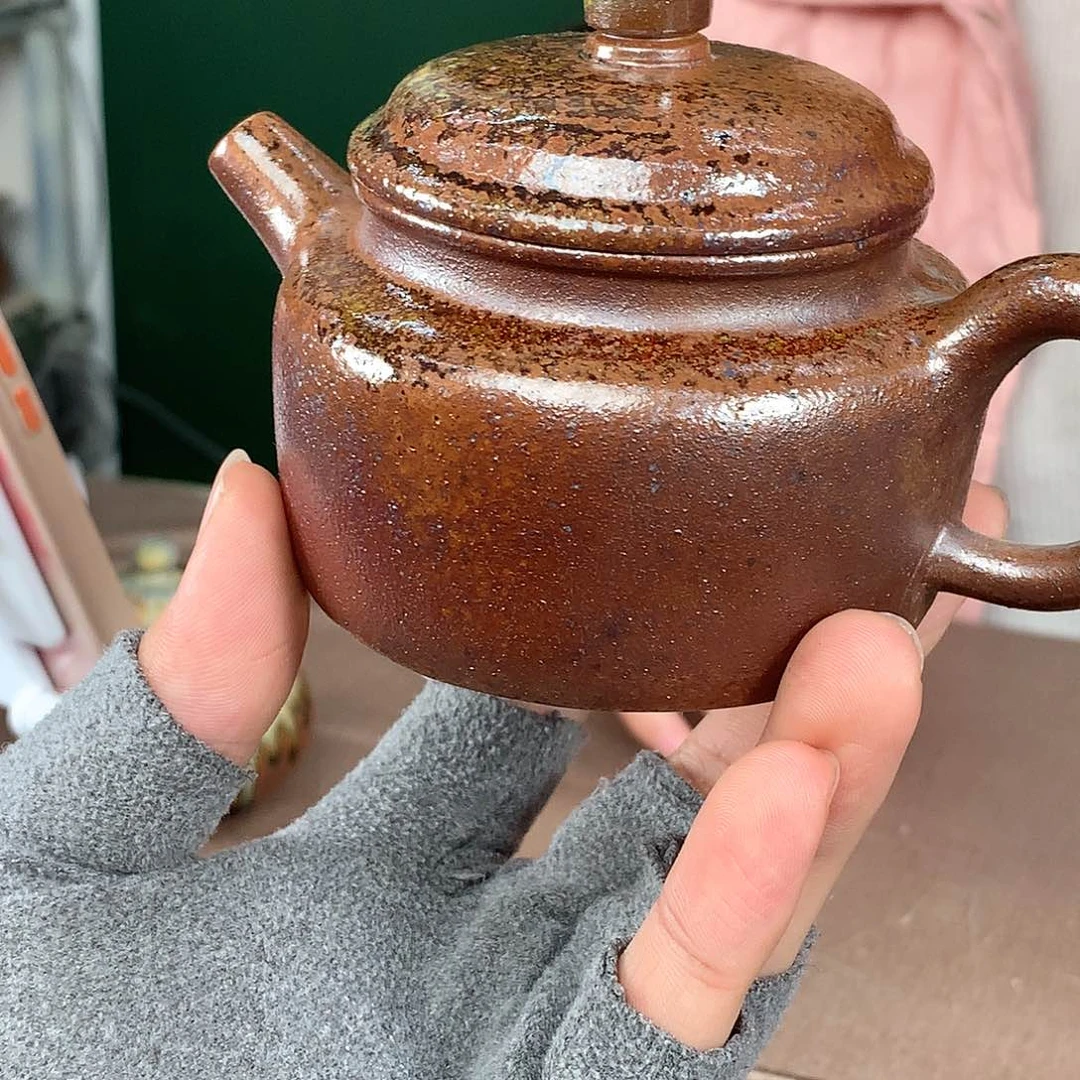 紫砂柴烧纯自然柴烧