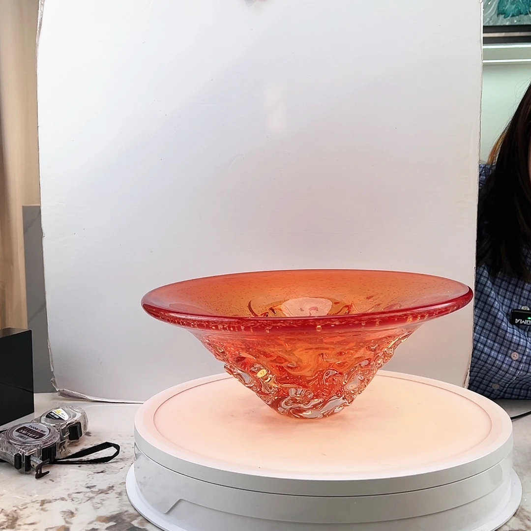 茶盏琉璃水晶聚宝盆