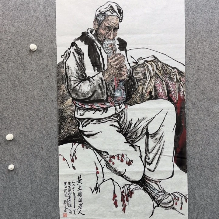 白**上书法作品多次参加全国