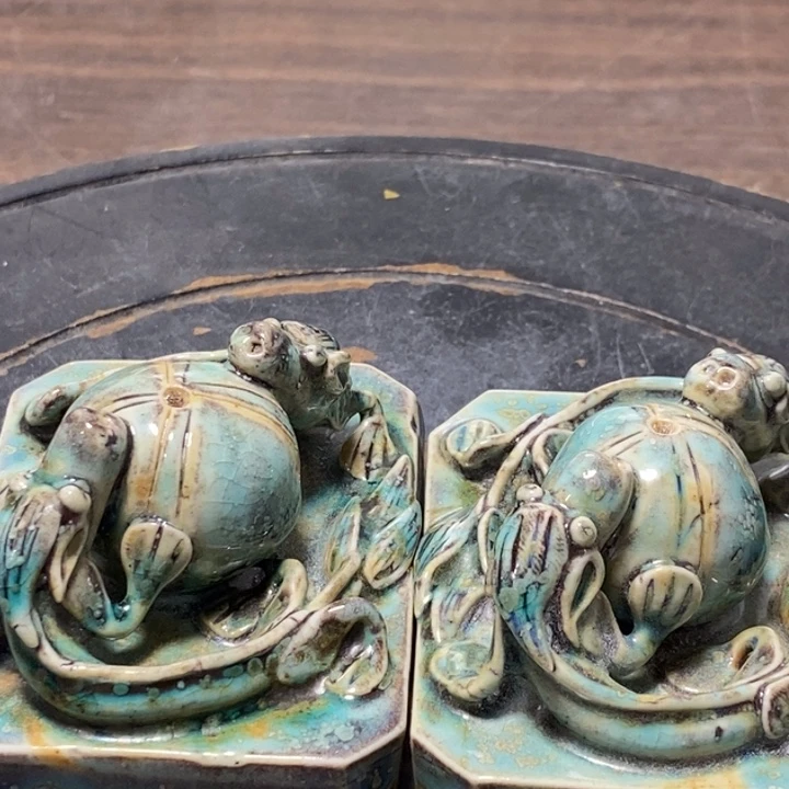 旧***光摆件景德镇陶瓷艺术品