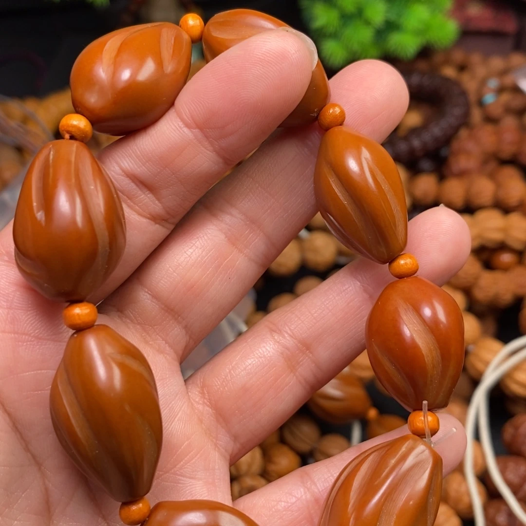 菩提籽类橄榄核雕刻手串手链项链吊坠橄榄核