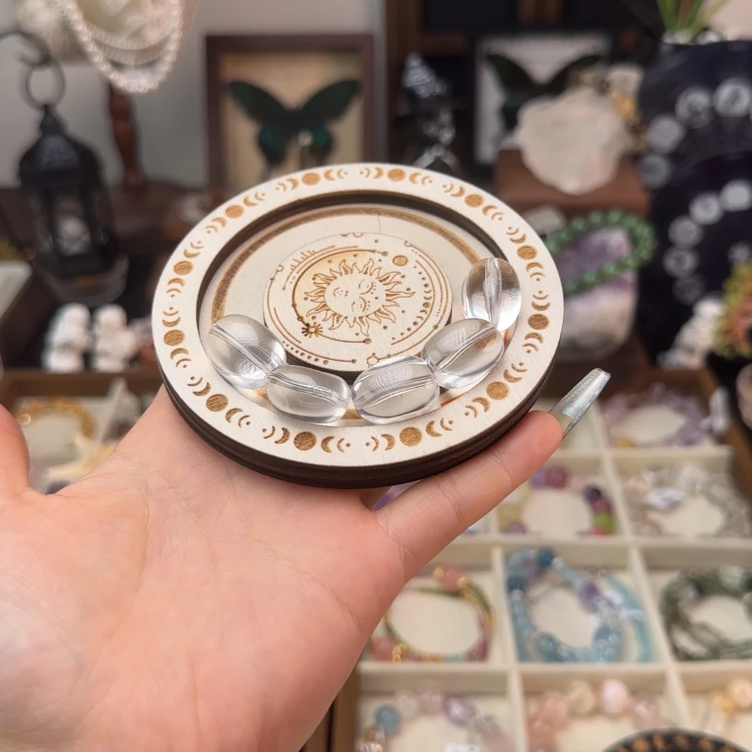 未镶嵌颈饰水晶白水晶吊坠卡19+（多样性发起一）