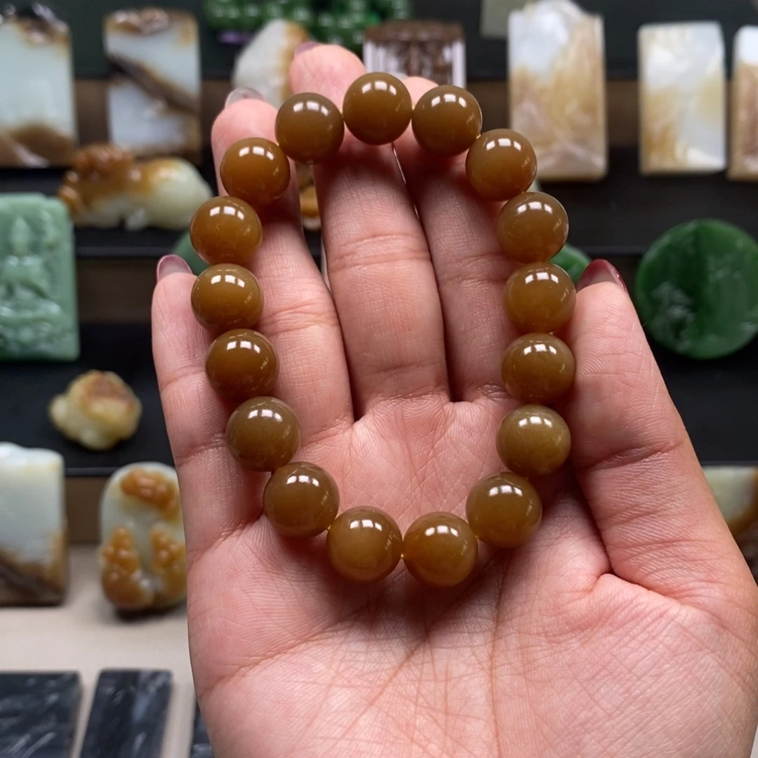 未镶嵌和田玉挂件玉*海