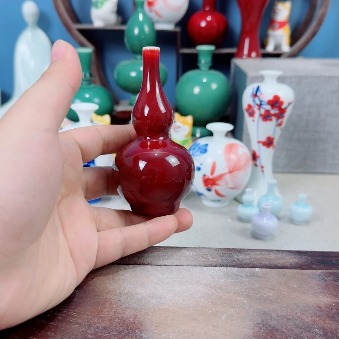 陶瓷手工小花器摆件