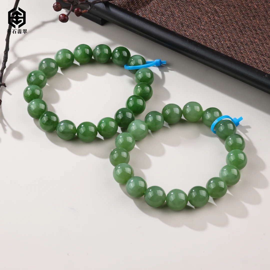 【举石臻品】TH0703-1000-55和田玉手串（一件/多样性发/约11mm+）P