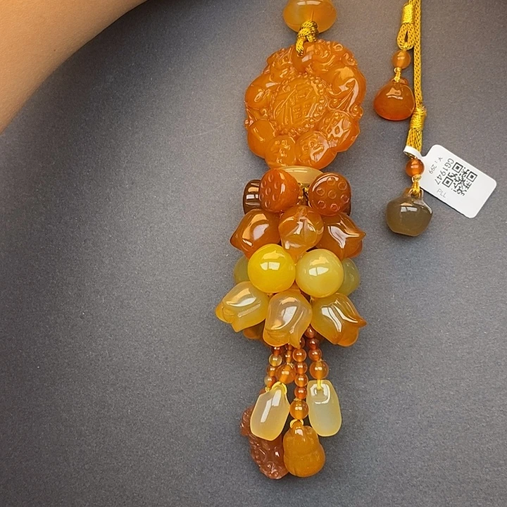 玛瑙/玉髓车挂未镶嵌