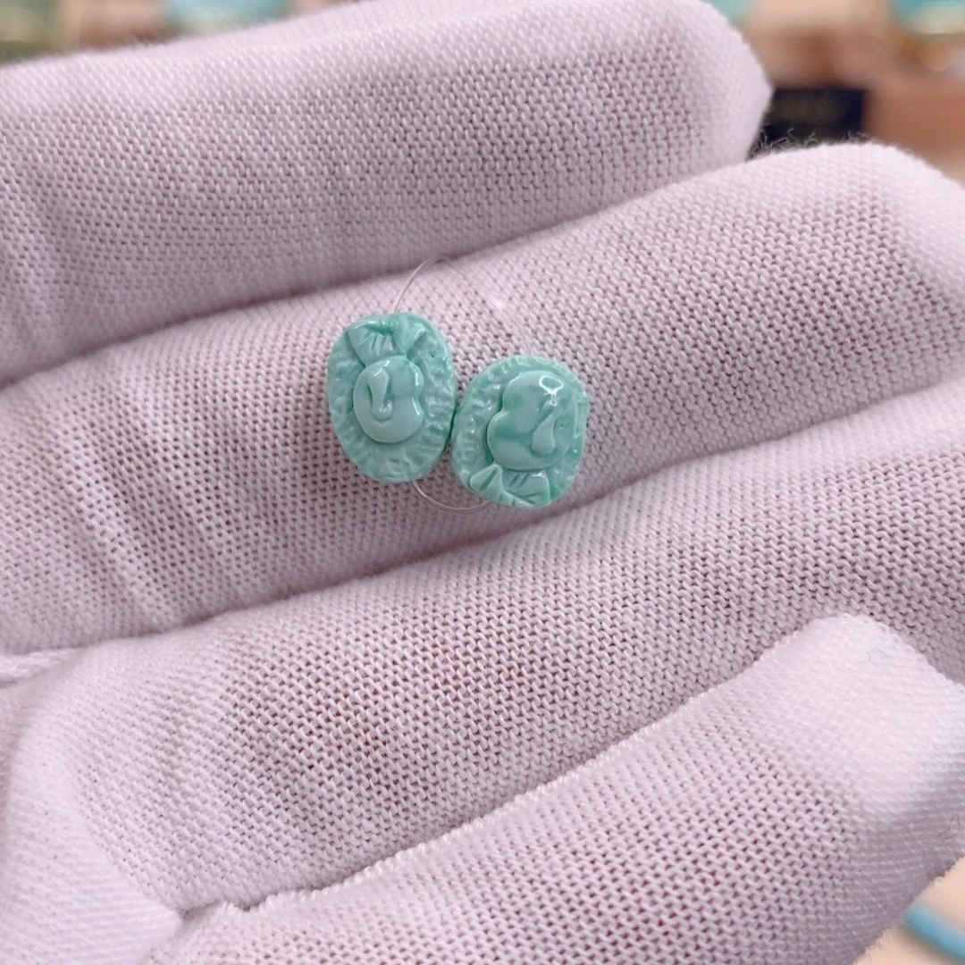 未镶嵌绿松石珠宝奇石