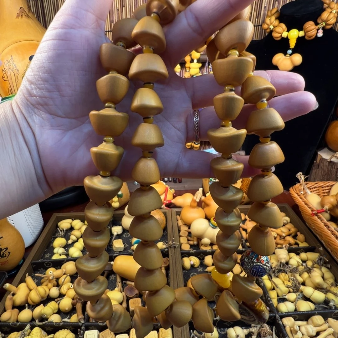 手串/手链橄榄核元宝精品老皮脖挂54颗