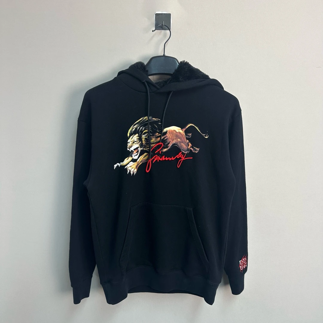 全新未使用 Givenchy/纪梵希 狮子刺绣字母帽衫/XS码/价10690