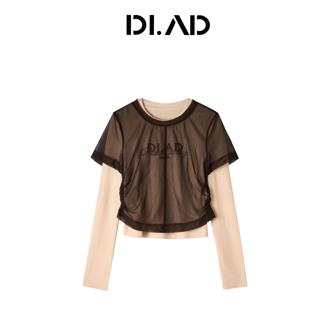 DI.AD 2025春季新款百搭设计感长袖俩件套休闲修身气质