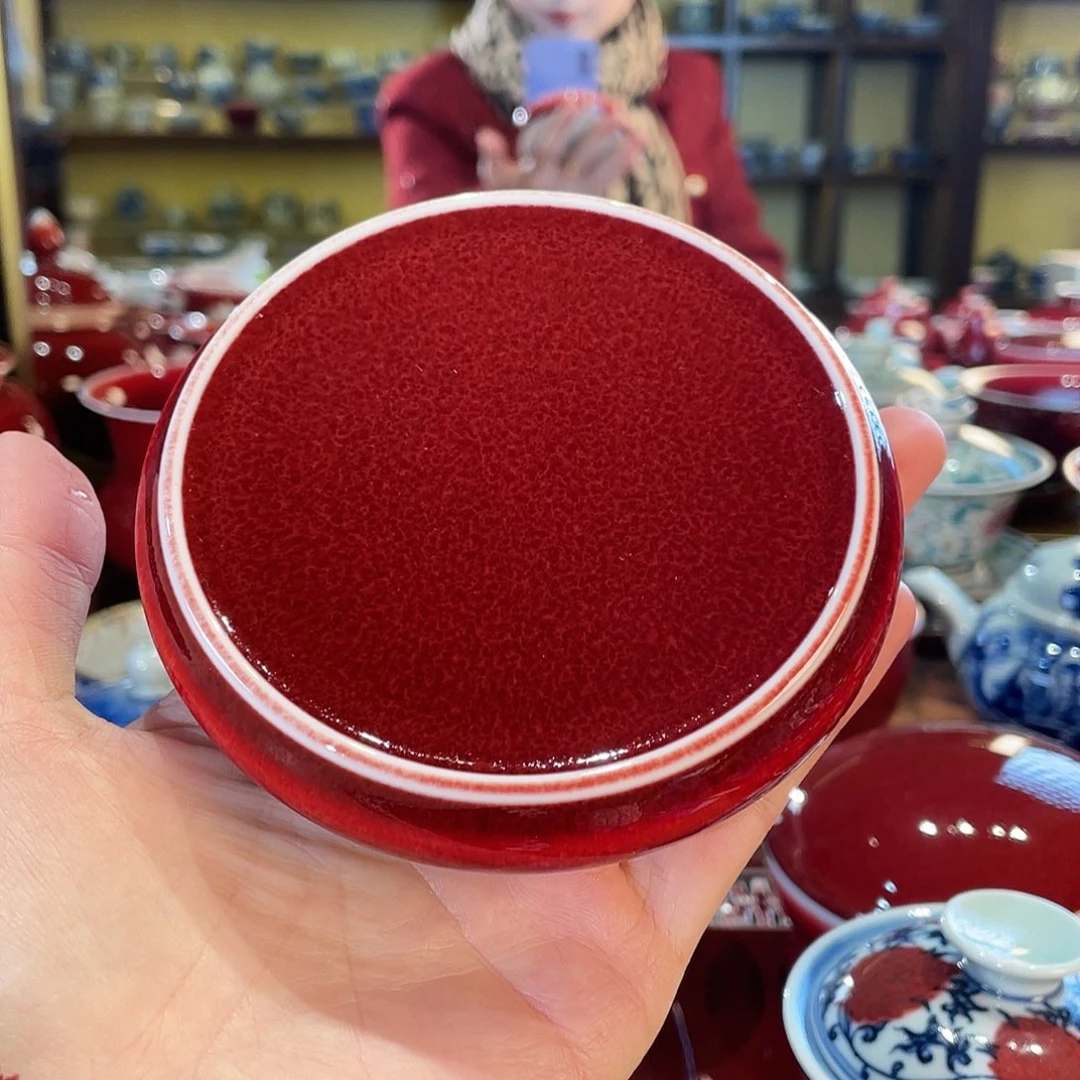 清欢雅玩原矿郎红福利盖置