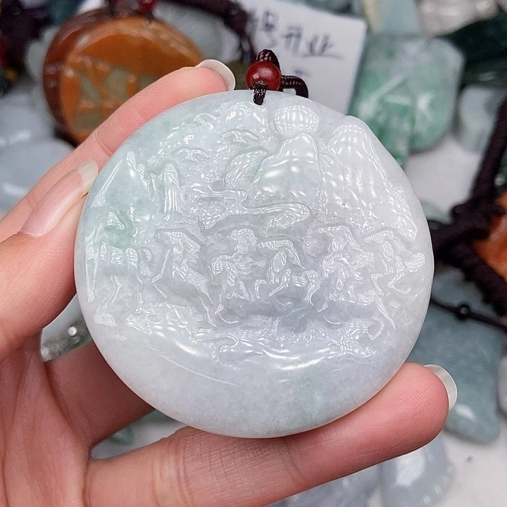 颈饰未镶嵌翡翠翡翠