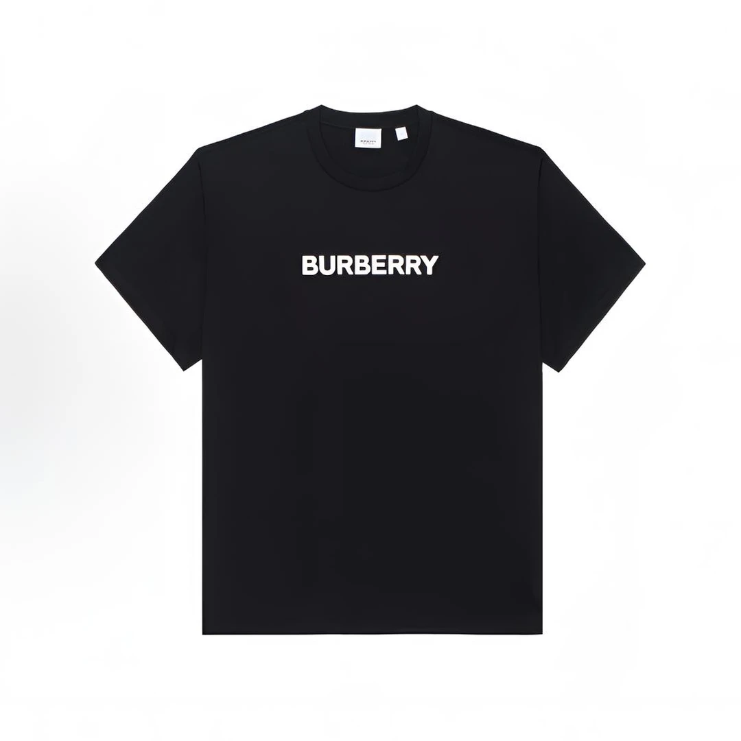未使用 BURBERRY/博柏利 发泡字母印花短袖宽松版型u