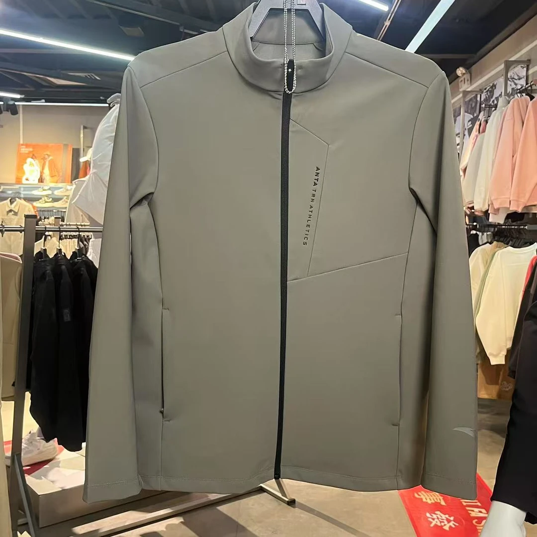 安踏男士常规款休闲长袖防风运动百搭外套152517703N-LL