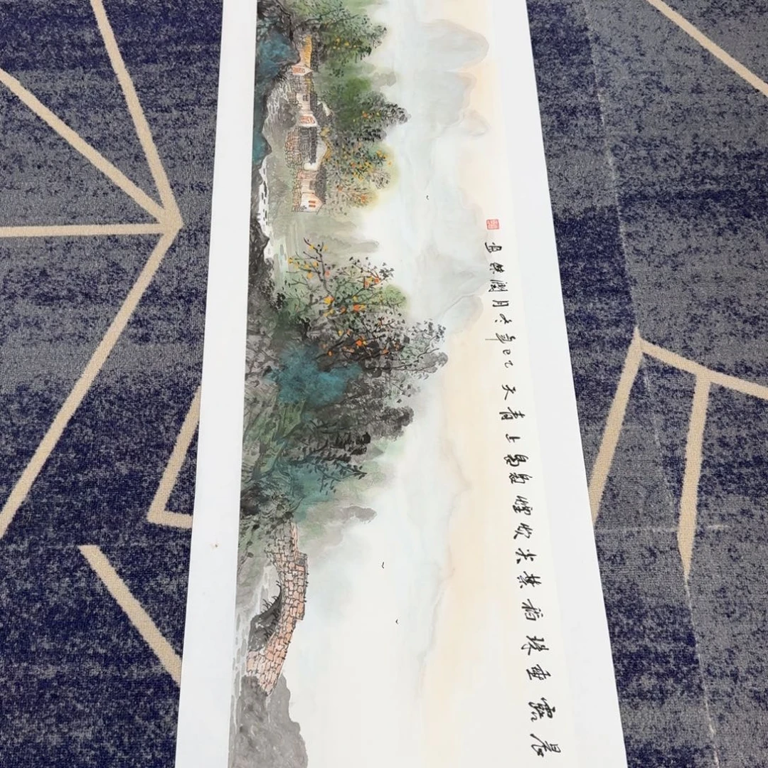 国画国画作品山水花鸟