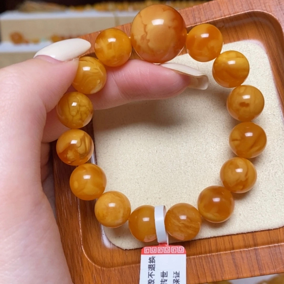 【闪购商品】未镶嵌蜜蜡手链手串