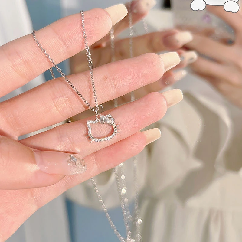 HelloKitty项炼女生轻奢款镶钻2025新爆款小众生日礼物送女朋友