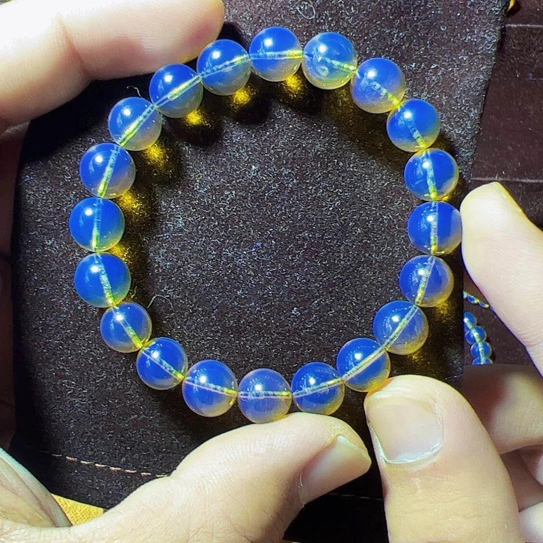 蓝珀珠宝奇石未镶嵌墨西哥9大加蓝珀天空蓝净水