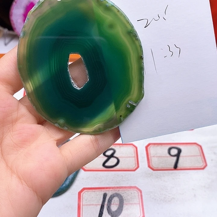 左***右玛瑙/玉髓合金颈饰