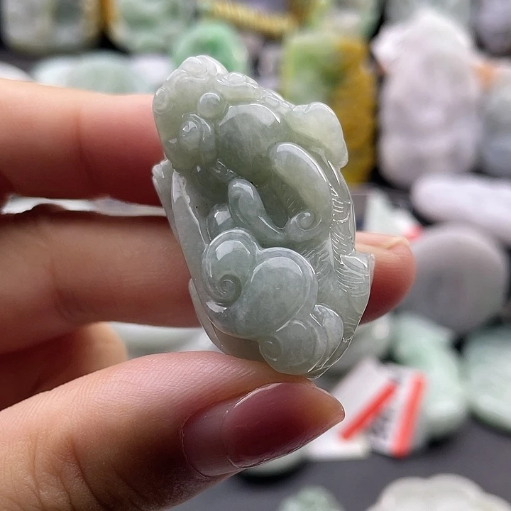 翡翠未镶嵌颈饰天然翡翠