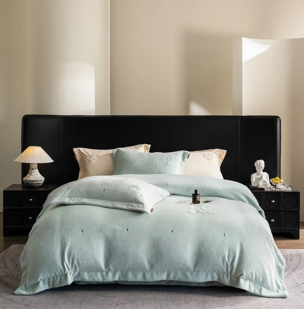 波点爱人-线下款加厚艾夫绒冬季新款四件套