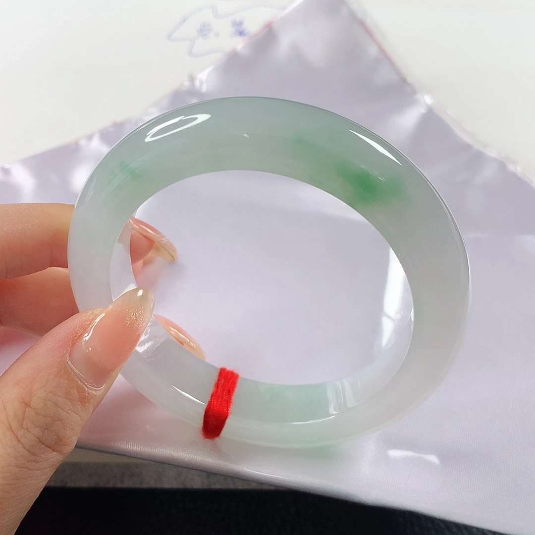 翡翠手镯未镶嵌 正圈①③⑤新品微瑕漏⭐⭐⭐