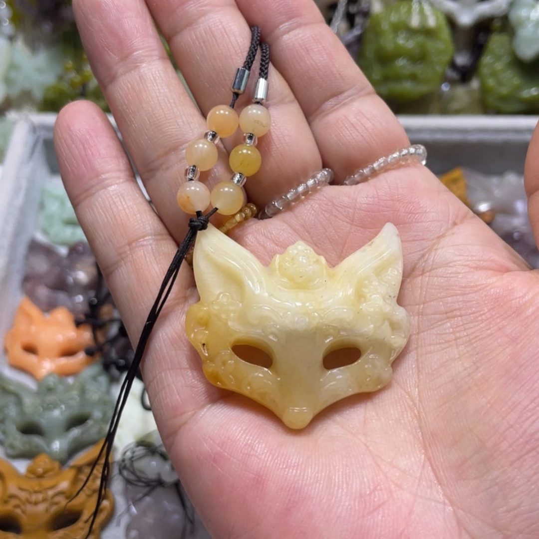 【闪购商品】岫玉颈饰未镶嵌小*26吊坠