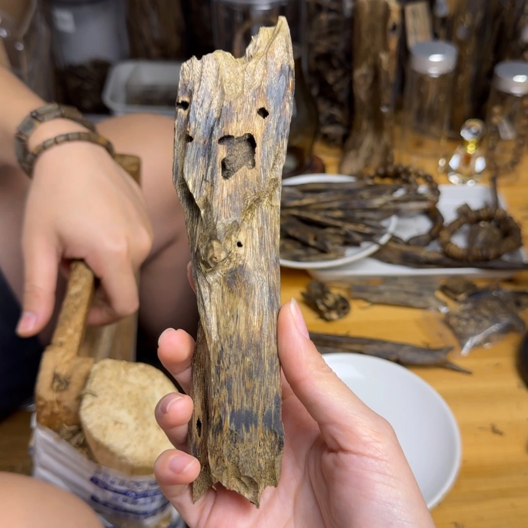 沉香沉香碎屑张勺子品种块料54克