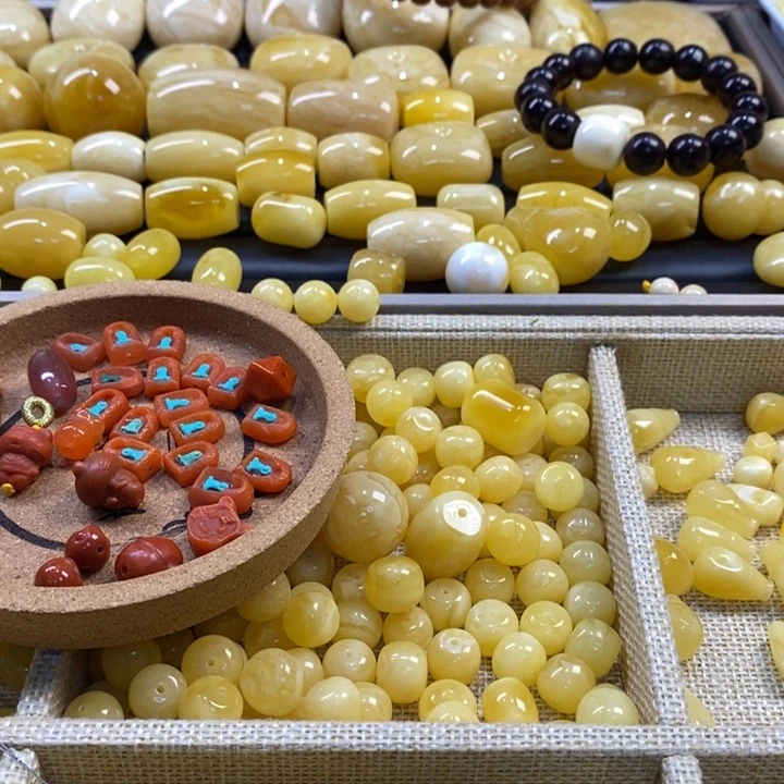 未镶嵌琥珀裸石你**么