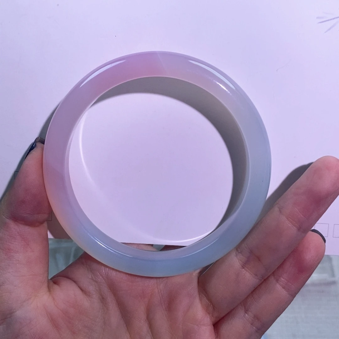 玛瑙/玉髓手镯未镶嵌默认纹雾 60.6