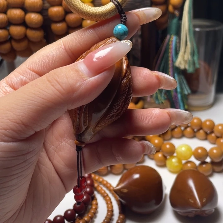 橄榄核把件巴西大橄榄5面