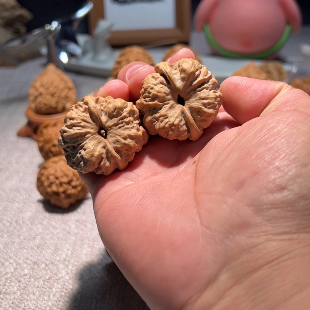 文玩核桃把件滚****儿38蛤蟆头