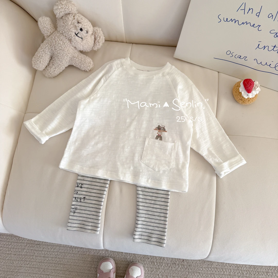 【现货】童装2025年秋季新款休闲T恤上衣251-MMSL-251077-251083