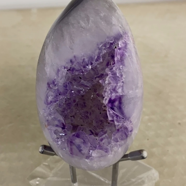 未镶嵌紫晶珠宝半成品