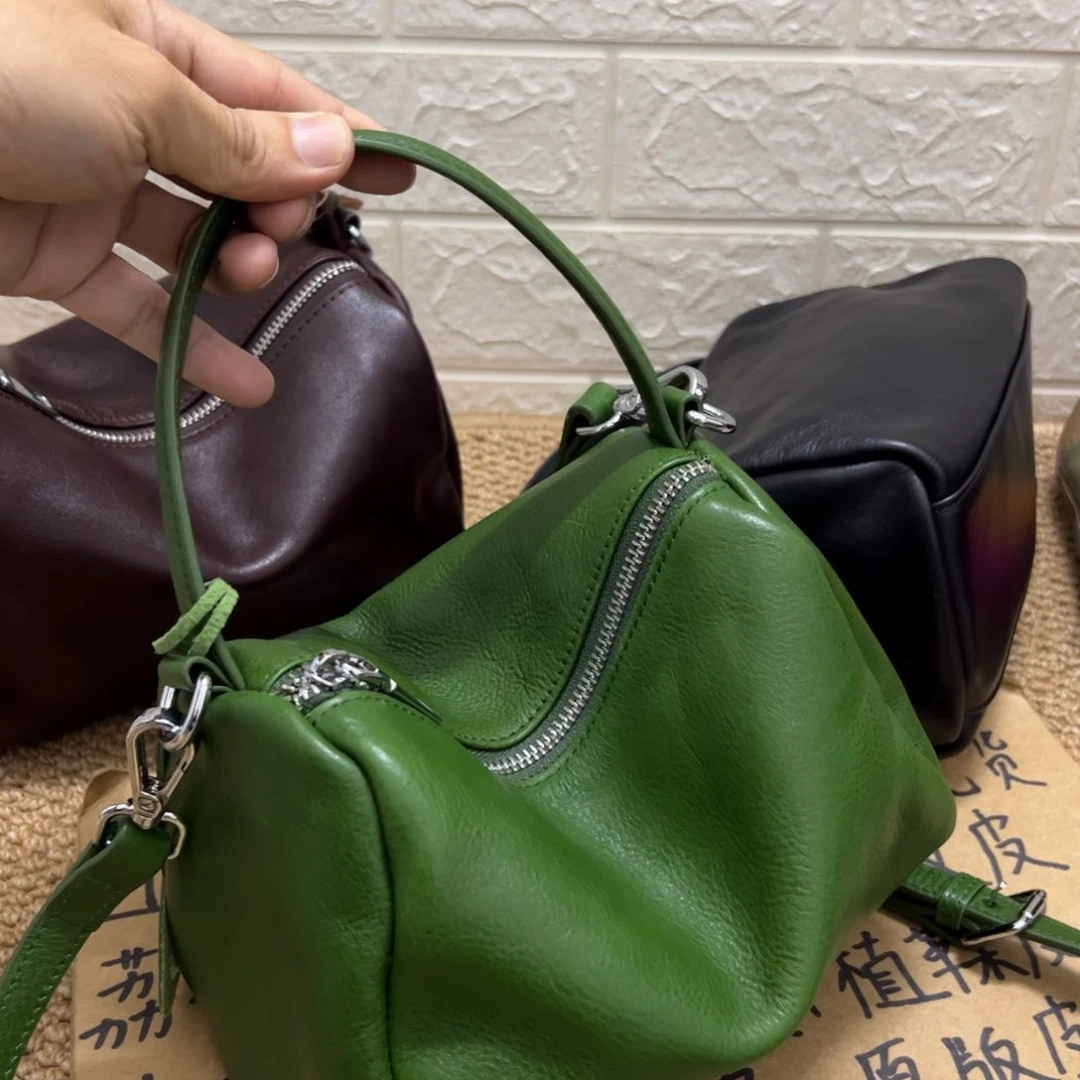 【闪购商品】头层牛皮绿