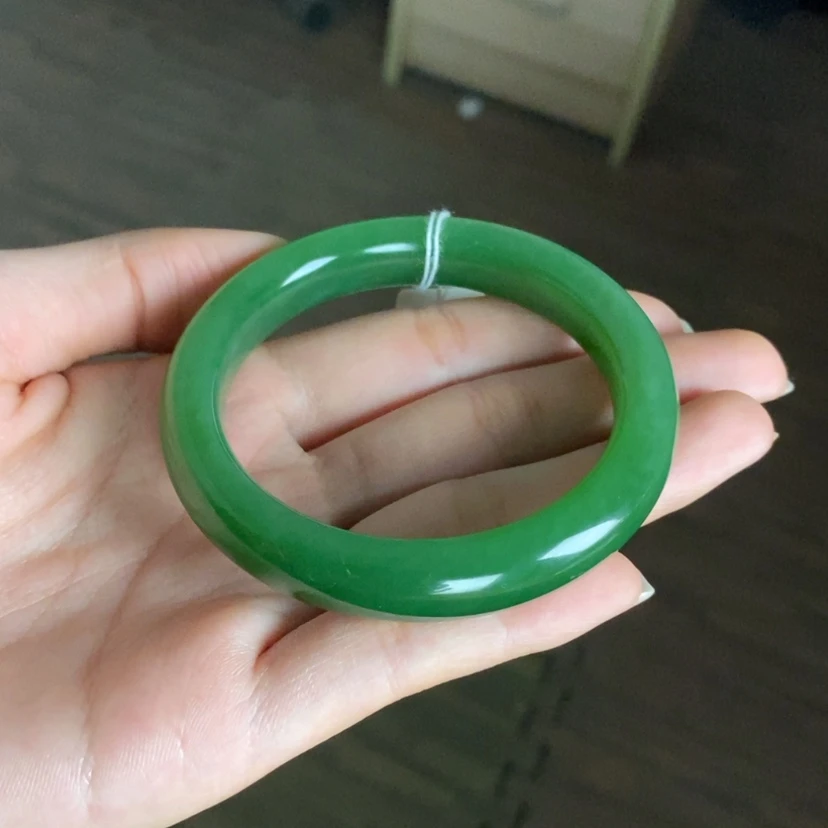 【闪购商品】未镶嵌手镯和田玉（碧玉）
