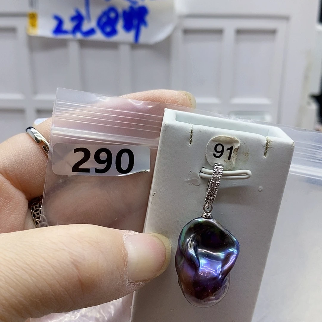 颈饰合金淡水珍珠