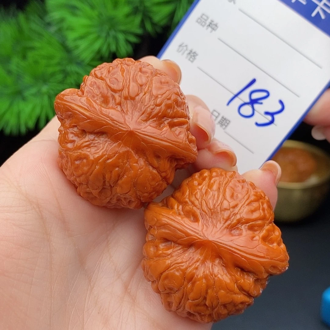 文玩核桃把件?****花40乾隆磨183