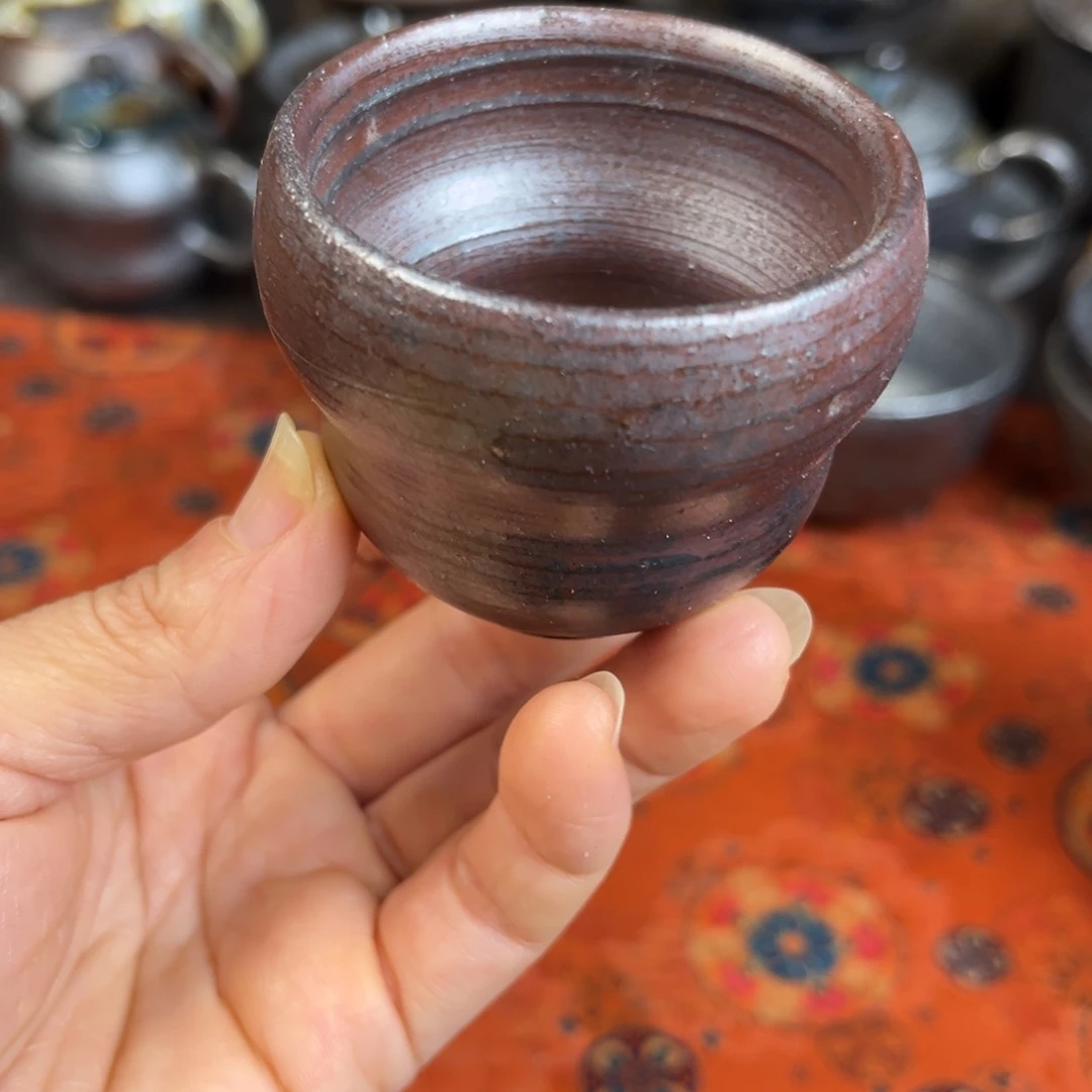 梅***柴烧柴烧茶器柴烧