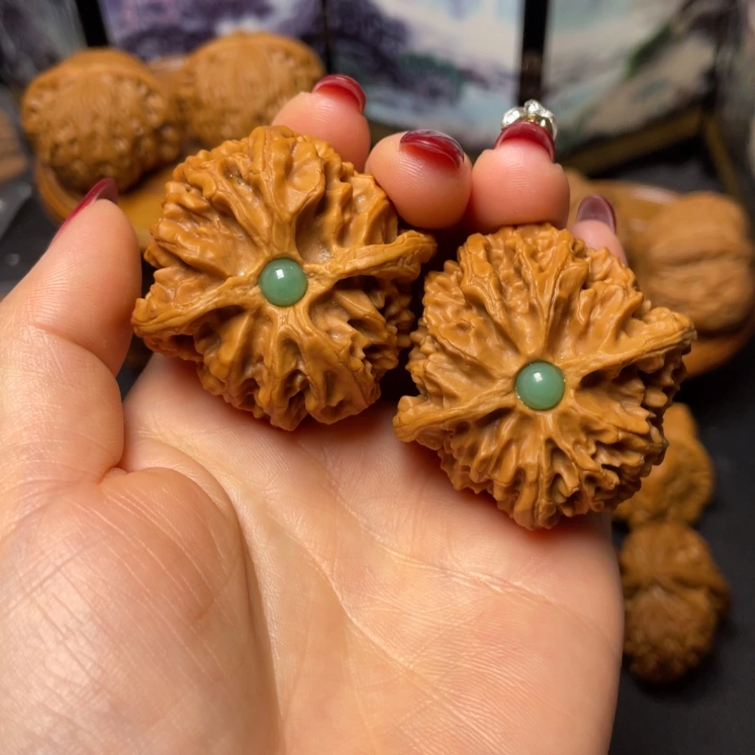 把件文玩核桃43全品苹果园