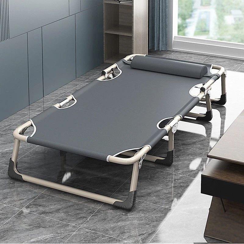 折叠床单人床成人午睡行军床家用便携多功能躺椅办公室简易午休床