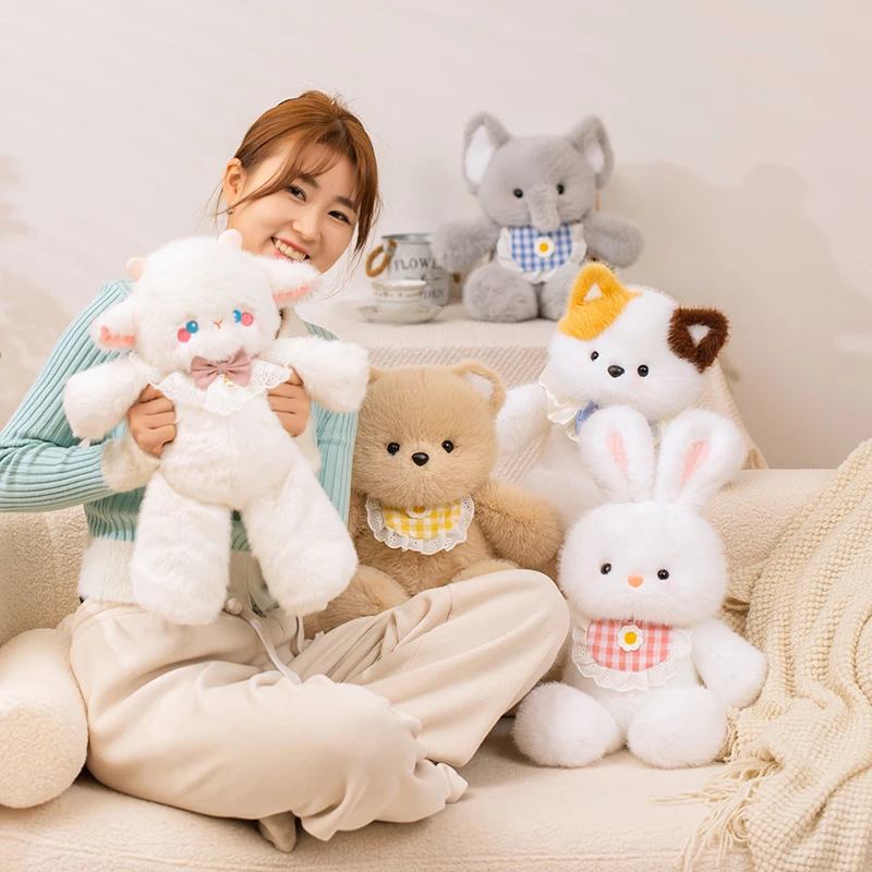 会跑步的小熊玩偶娃娃奔跑跑兔子毛绒玩具公仔抱枕生日礼物女生nt