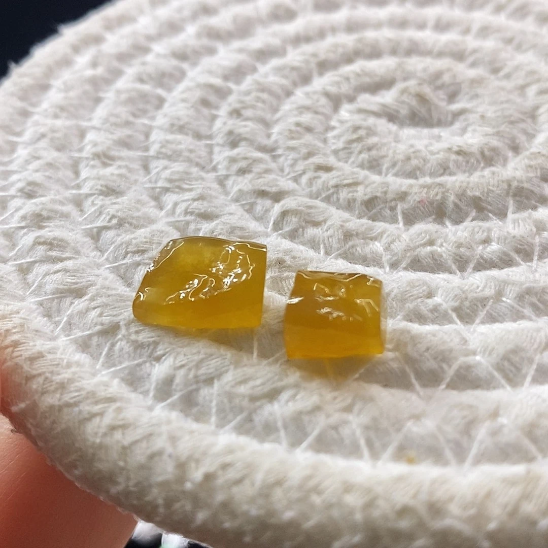 散珠翡翠清爽黄随形