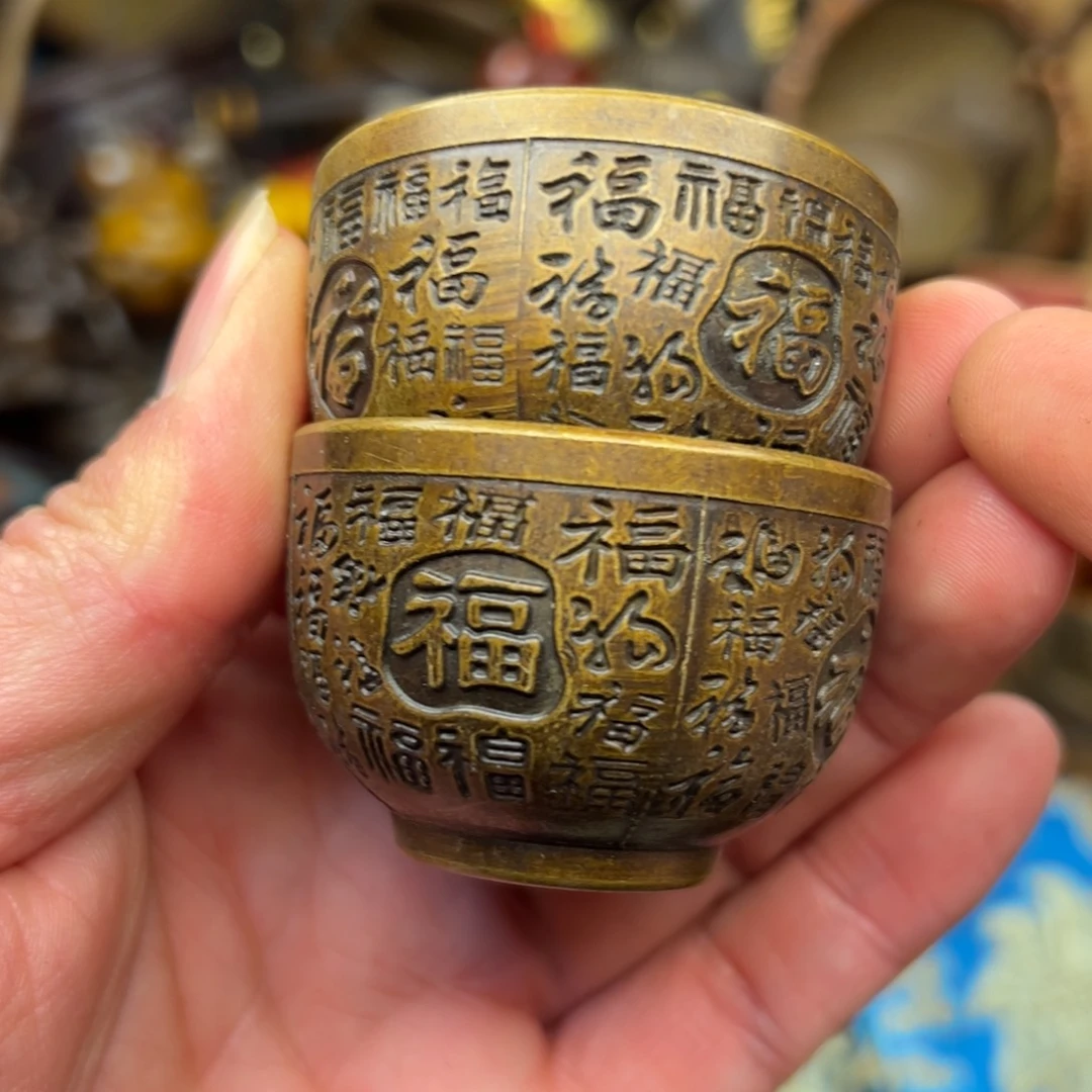铜摆件欢迎欢迎你